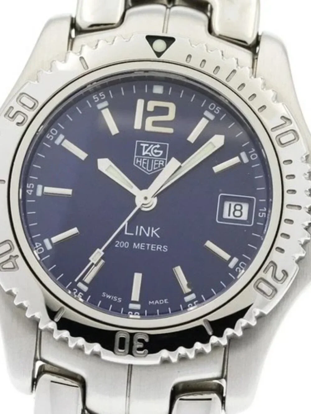 TAG HEUER Link WT1213-0 Date blue Dial Quartz Boy's Watch_970596
